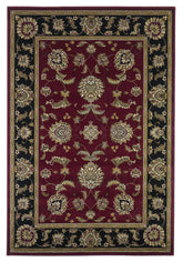 1' X 2' Red Or Black Medieval Inspired Area Rug